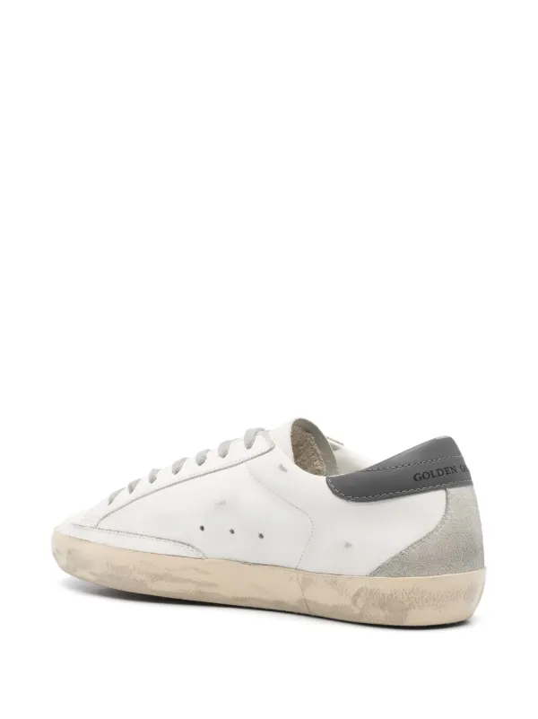 ★Golden Goose★ Superstar Distressed Effect Sneakers White Golden Goose - Super-Star Distressed Leather Sneakers