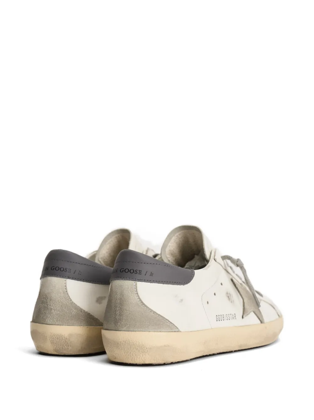 Golden Goose Super-Star gerafelde sneakers Beige