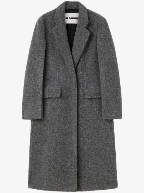 Jil Sander manteau à revers crantés