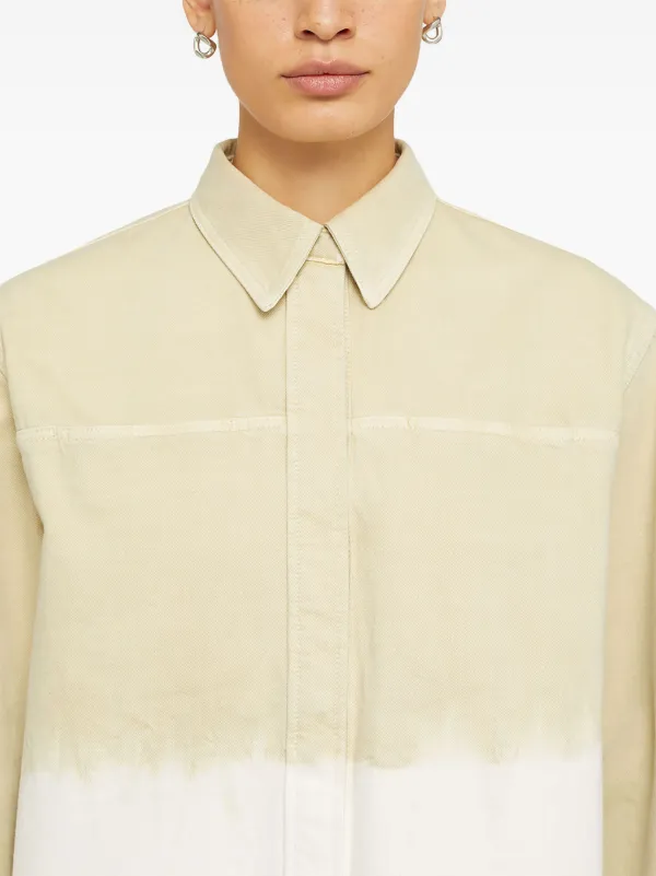 Jil Sander グラデーション デニムシャツ | ニュートラル Jil Sander グラデーション デニムシャツ | ニュートラル