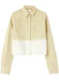 Jil Sander gradient-effect denim shirt - Neutrals