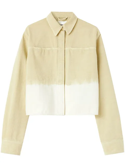 Jil Sander gradient-effect denim shirt