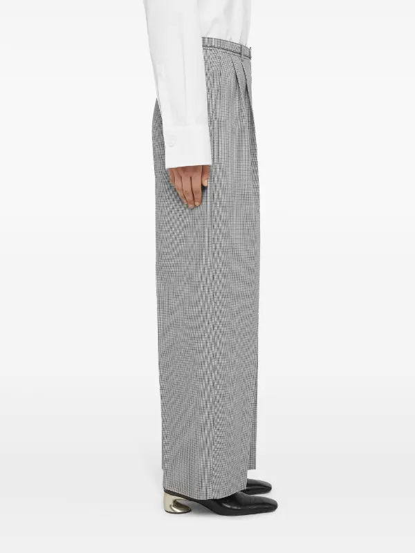 ボトムスその他 Jil Sander Grey wool trousers Jil Sander Wool Flannel Pants Grey Melange at CareOfCarl.com