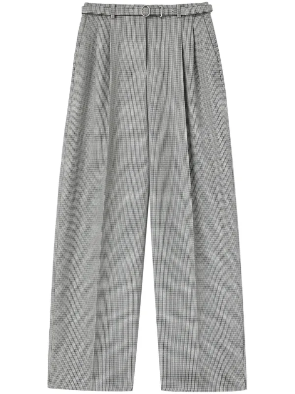 ボトムスその他 Jil Sander Grey wool trousers Jil Sander Wool Flannel Pants Grey Melange at CareOfCarl.com