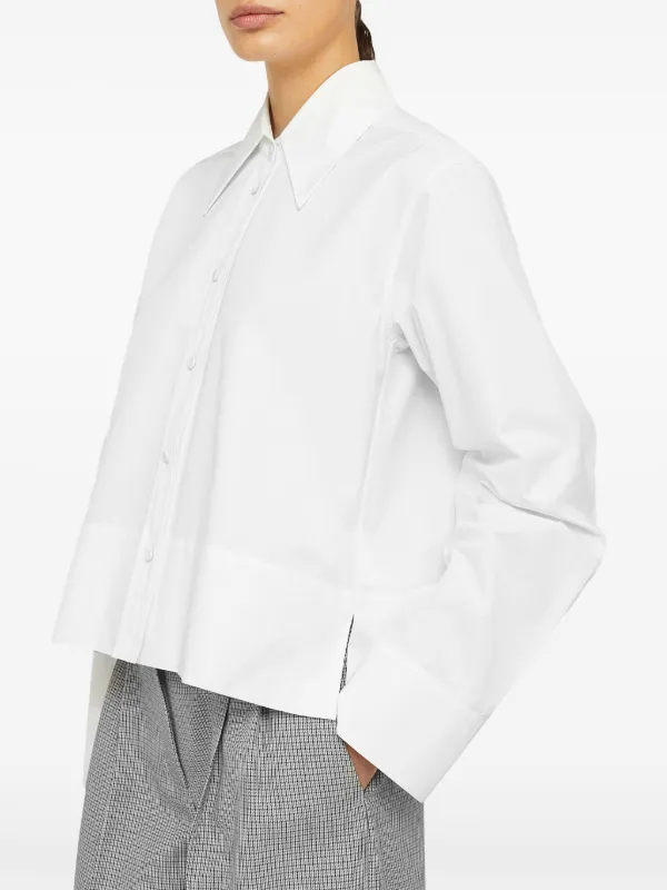 Jil Sander オーバーサイズ シャツ | ホワイト | FARFETCH JP