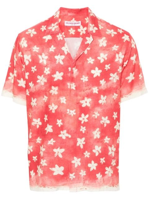 Orlebar Brown Maitan floral-print shirt