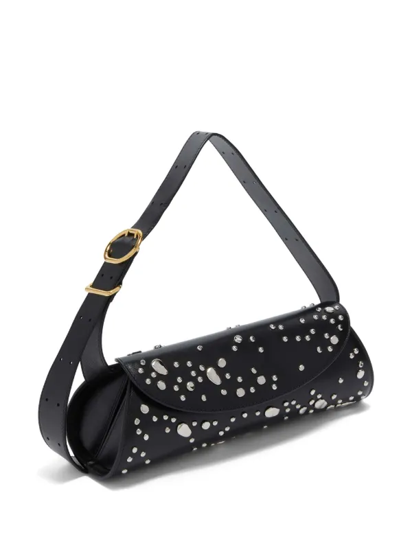 ショルダーバッグ・ポシェット JIL SANDER SMALL CANNOLI BAG Jil Sander Small Cannolo Studded Shoulder Bag | Black