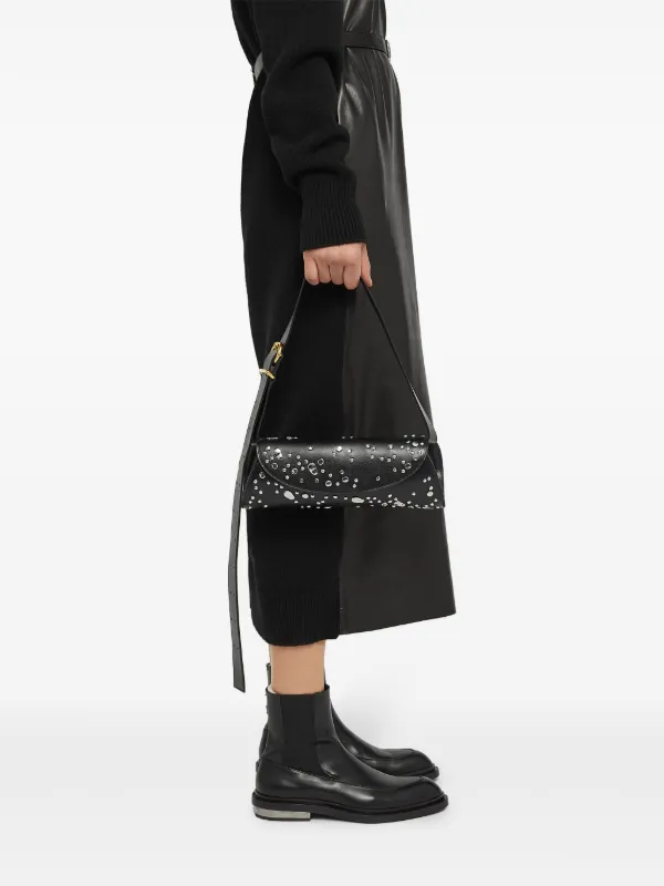■Jil Sander■ Women's Small Cannolo Shoulder Bag Black J07W Jil Sander Small Cannolo Leather Shoulder Bag | Black | FARFETCH