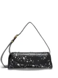 Jil Sander small Cannolo studded shoulder bag - Black