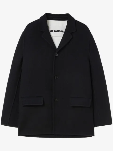 Jil Sander deconstructed wool jacket