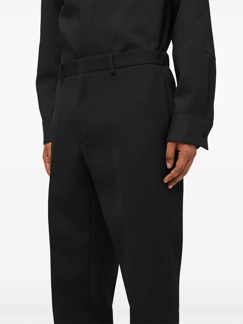 Jil Sander テーパードパンツ | ブラック | FARFETCH JP