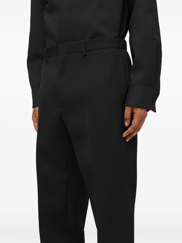 Jil Sander テーパードパンツ | ブラック | FARFETCH JP