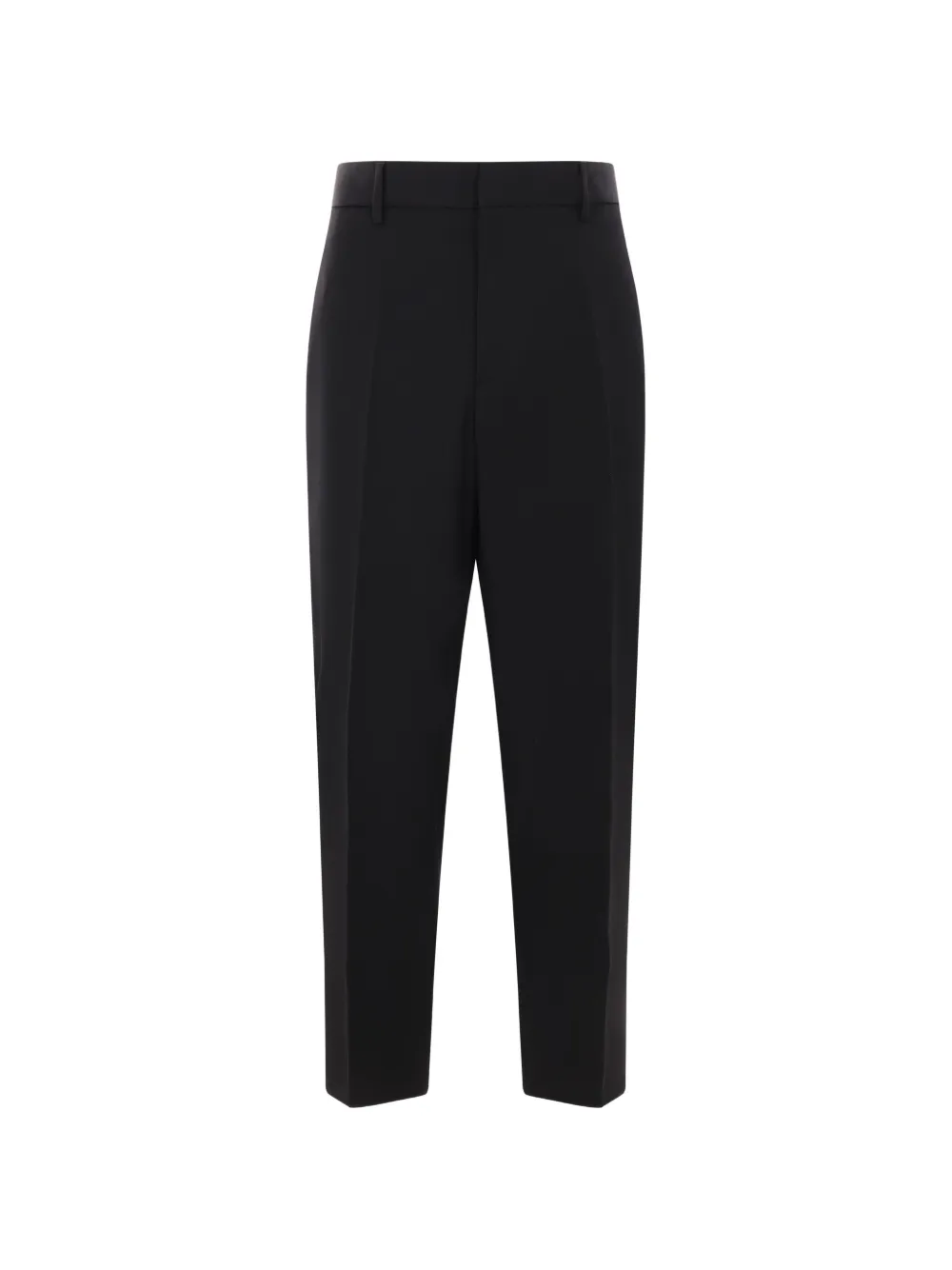 Jil Sander Broek met toelopende pijpen Zwart