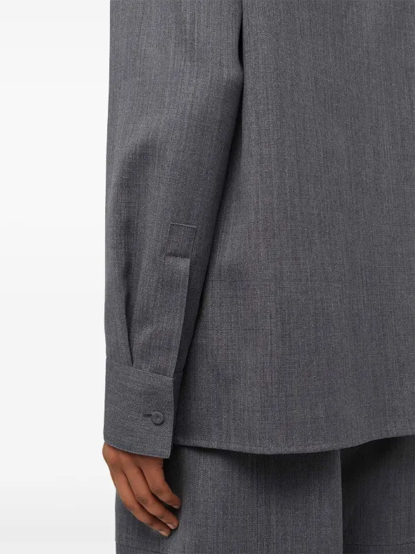 Jil Sander ロングスリーブ シャツ | グレー | FARFETCH JP