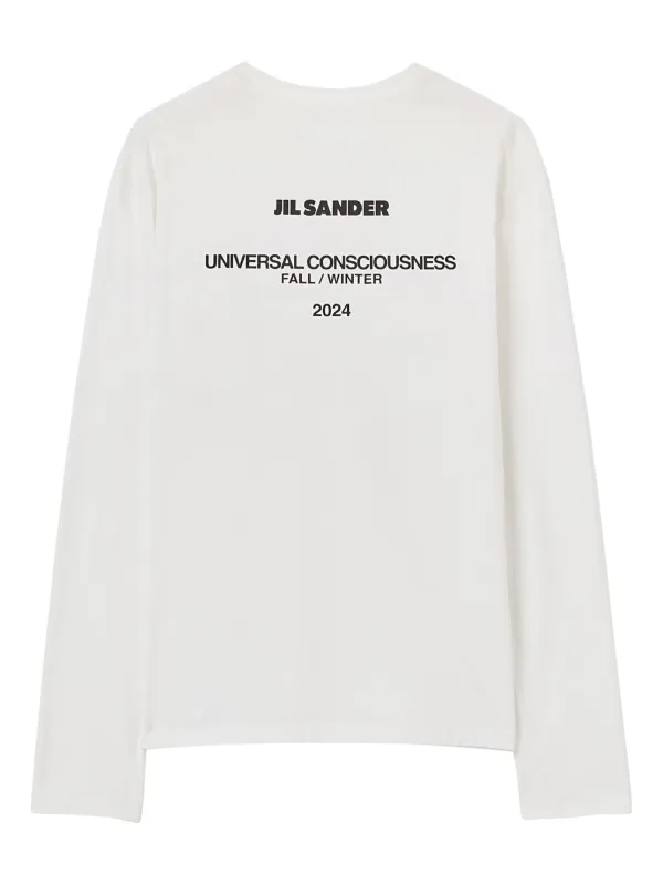 Jil Sander logo-print Cotton T-shirt | White | FARFETCH TH