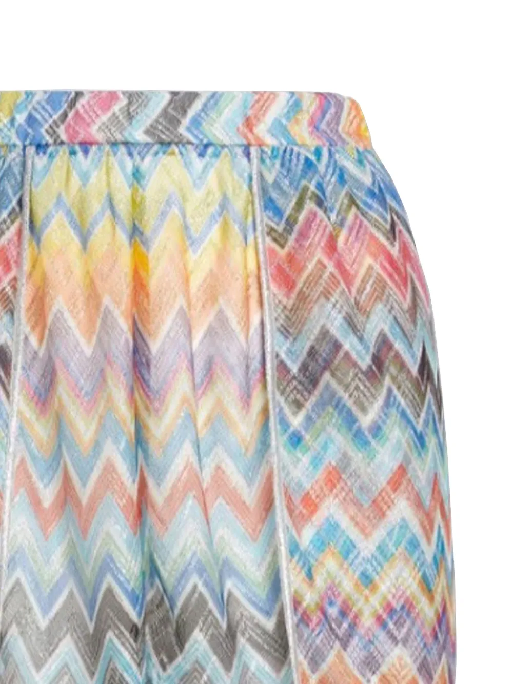 Missoni Zigzag-pattern Shorts In Blue