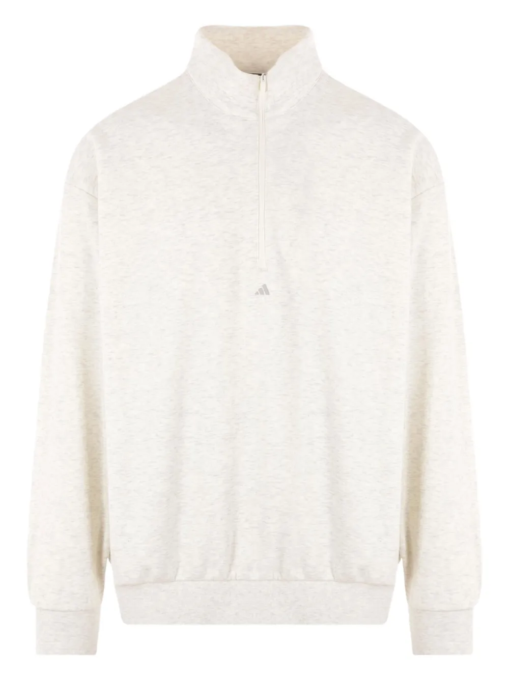 Adidas Originals Basketball-logo Printed Sweatshirt In White