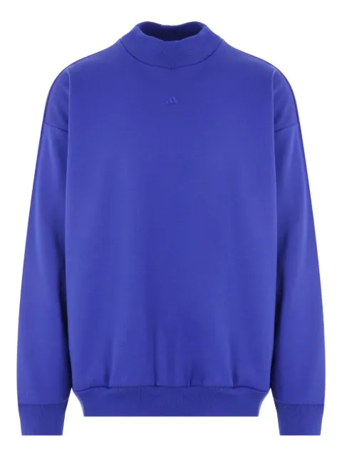 adidas basketball-logo printed sweatshirt