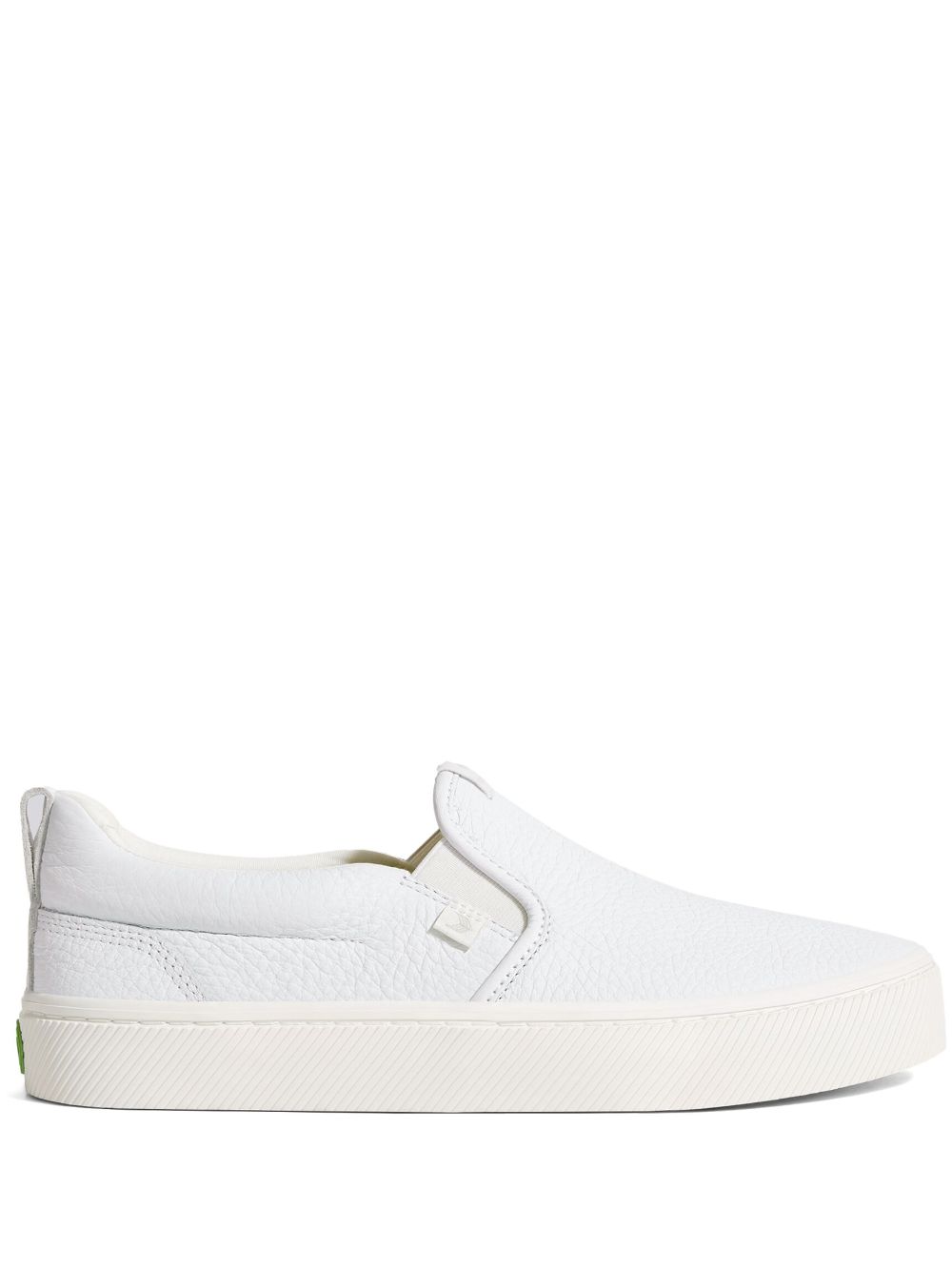 cariuma leather slip-on sneakers - blanc