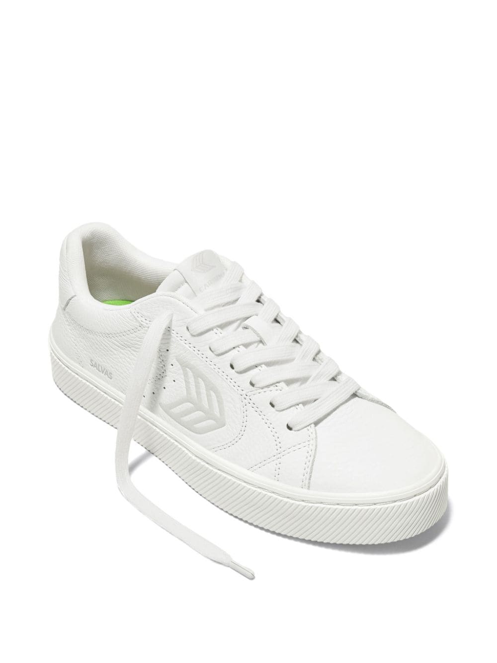 Shop Cariuma Salvas Low-top Leather Sneakers In White