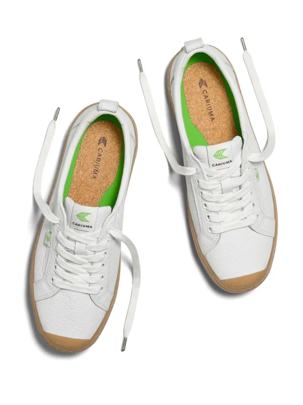 Cariuma Oca Low Leather lace-up Sneakers White FARFETCH IN