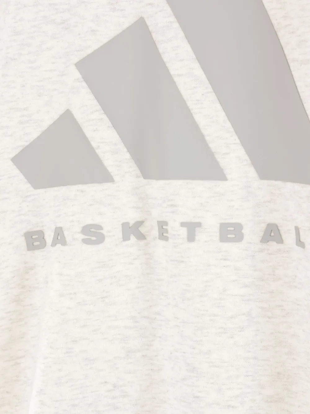 Adidas Originals Basketball-logo Printed Sweatshirt In White