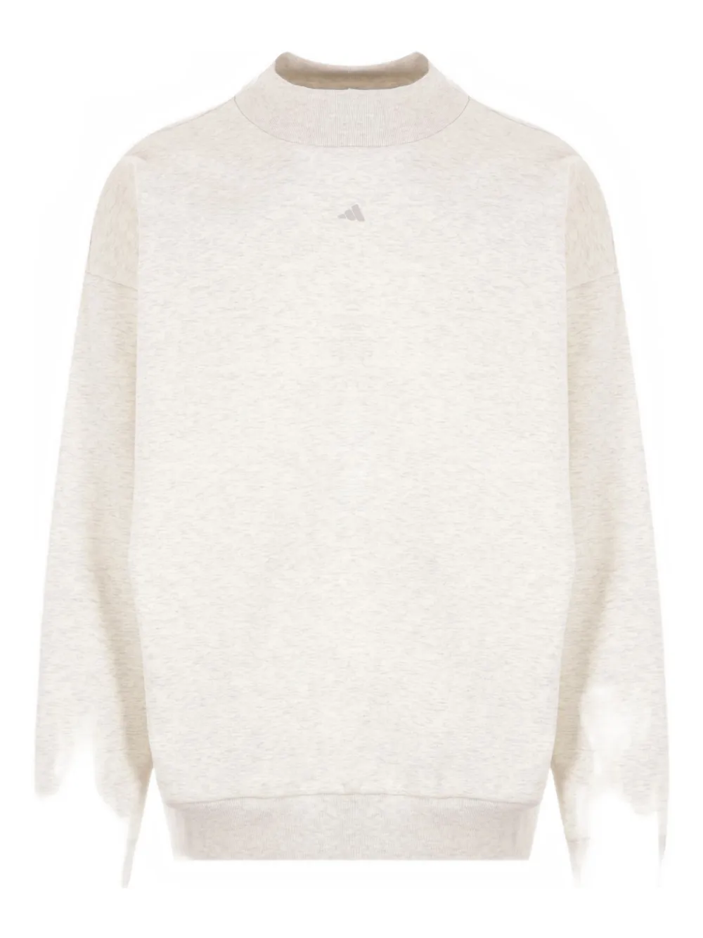 Adidas Originals Basketball-logo Printed Sweatshirt In White