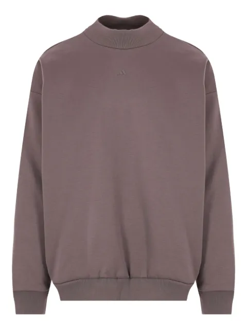 adidas basketball-logo printed sweatshirt