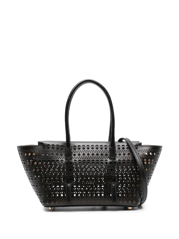 k*n様 新品未使用　ALAÏA　CANVAS TOTEBAG ALAÏA | Canvas Leather Hand Tote Bag | Women | Lane Crawford