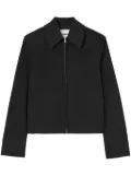 Jil Sander zip-up shirt jacket - Black