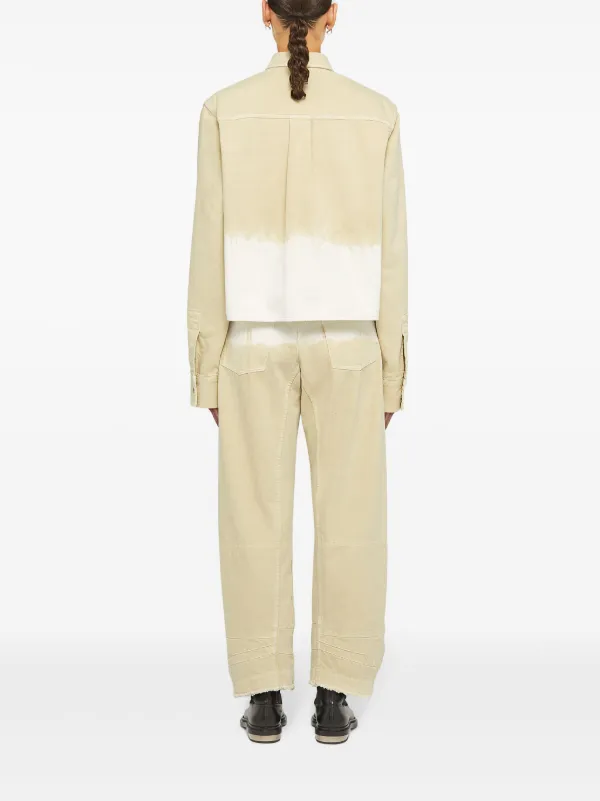 Jil Sander two-tone wide-leg Jeans | Neutrals | FARFETCH