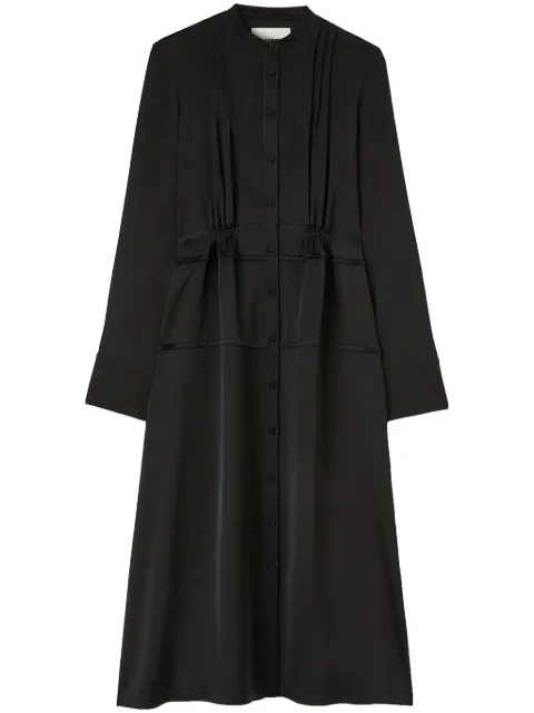 Jil Sander collarless midi dress