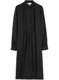 Jil Sander long-sleeve midi dress - Black