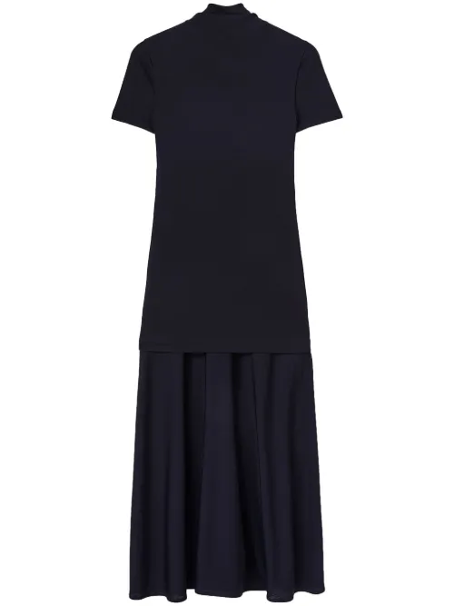 Robe mi-longue à design superposé - Jil Sander - Modalova