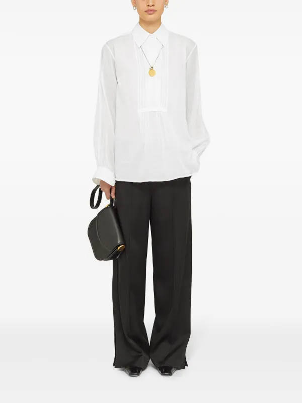 Jil Sander プリーツ シャツ | ホワイト | FARFETCH JP