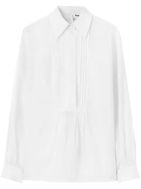 Jil Sander pleated cotton shirt