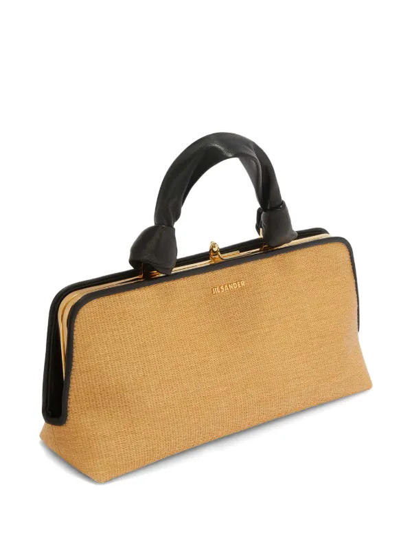Jil Sander Goji Small Tote Bag | White | FARFETCH NZ