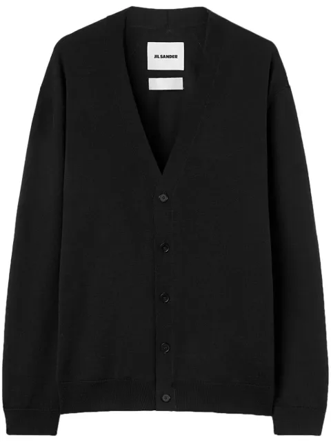 Jil Sander V-neck wool cardigan 