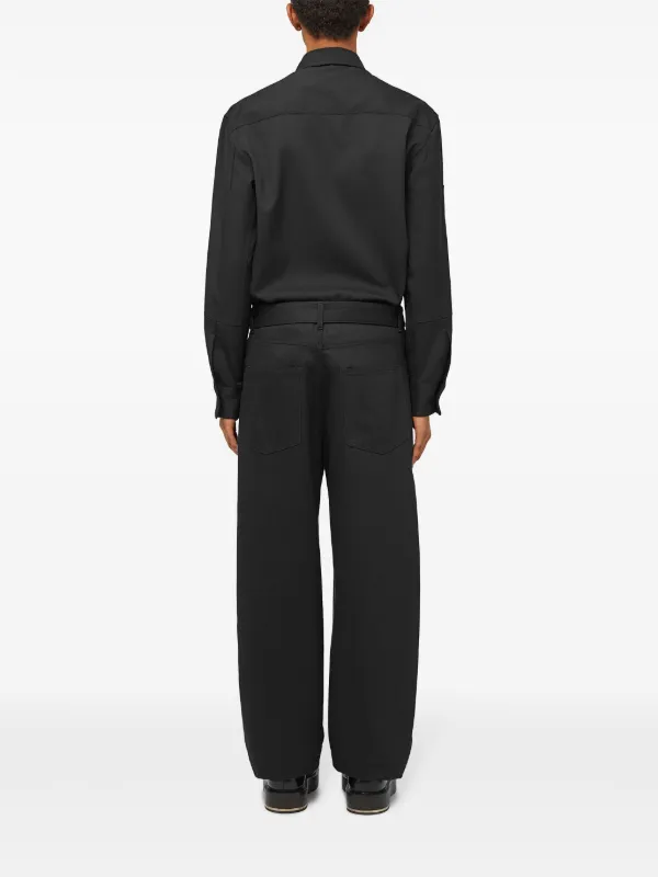 Jil Sander テーパードジーンズ | ブラック | FARFETCH JP Jil Sander テーパードジーンズ | ブラック | FARFETCH JP
