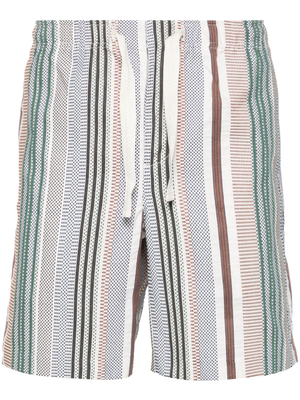 Orlebar Brown Alex Patterned-jacquard Shorts In White