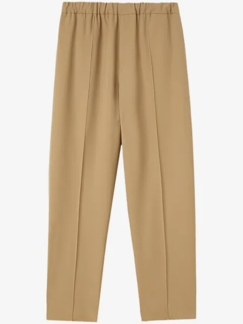 Jil Sander pantalones tapered con pretina elástica
