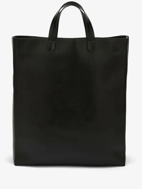 Jil Sander large leather tote bag 