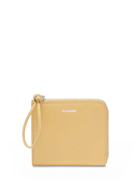 Jil Sander cartera con logo estampado