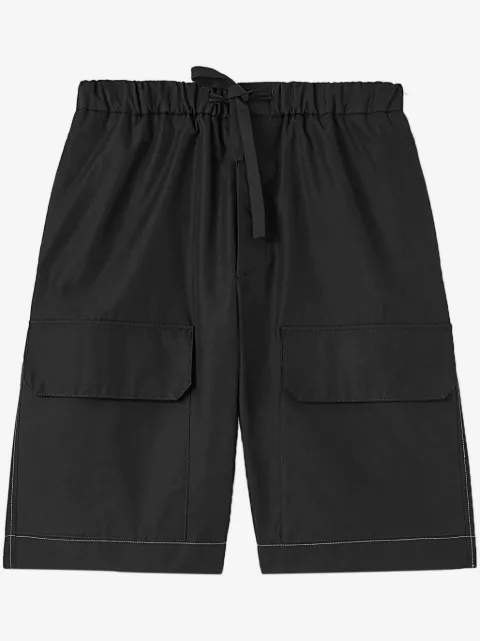 Jil Sander bermudas con bolsillos