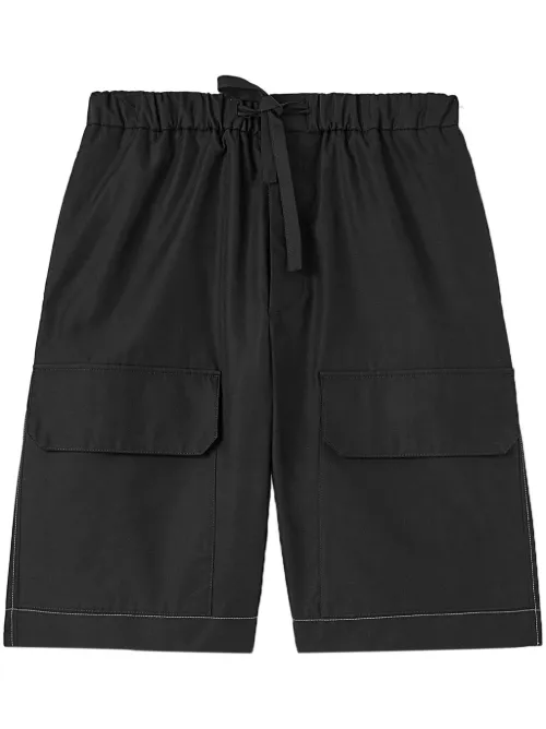 Jil Sander bermuda en coton - Noir - Jil Sander - Modalova