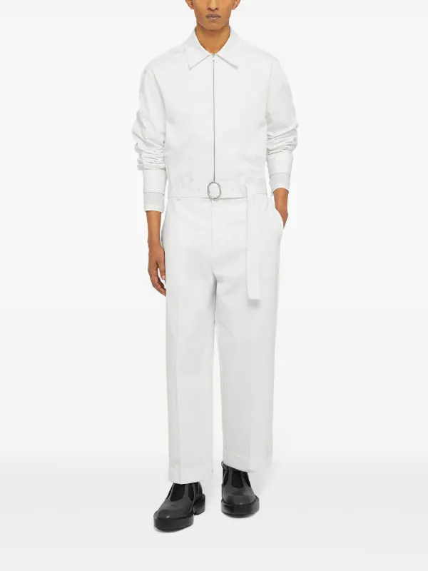 Jil Sander ジップアップ シャツ | ホワイト | FARFETCH JP
