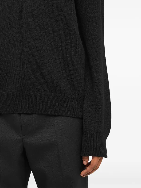 JIL SANDER ラウンドネックセーター Jil Sander ラウンドネック プルオーバー | ブラック | FARFETCH JP