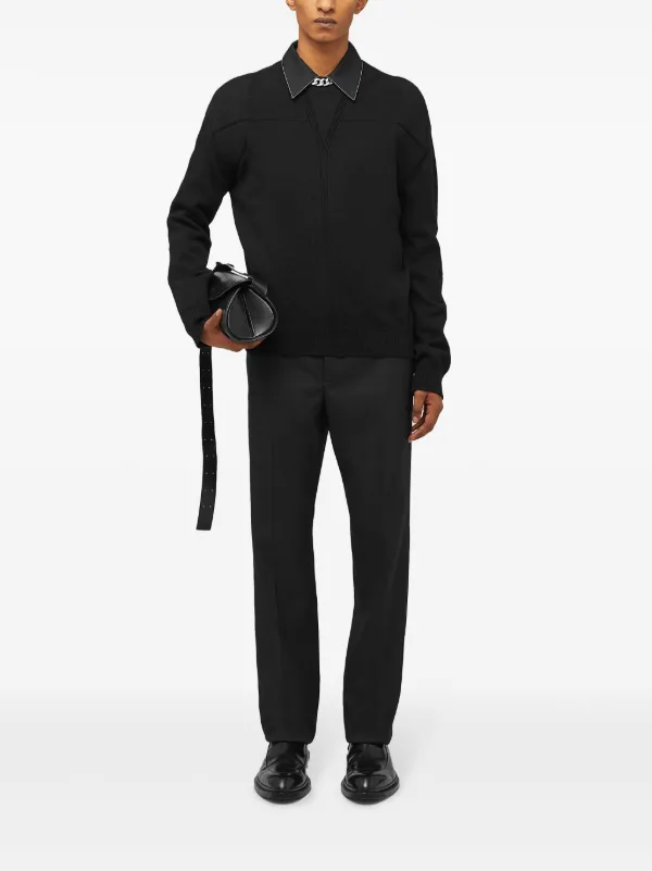 【高い品質とミニマルなデザイン性】JILSANDER プルオーバー Jil Sander ラウンドネック プルオーバー | ブラック | FARFETCH JP