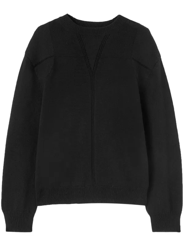 Jil Sander ラウンドネック プルオーバー | ブラック | FARFETCH JP