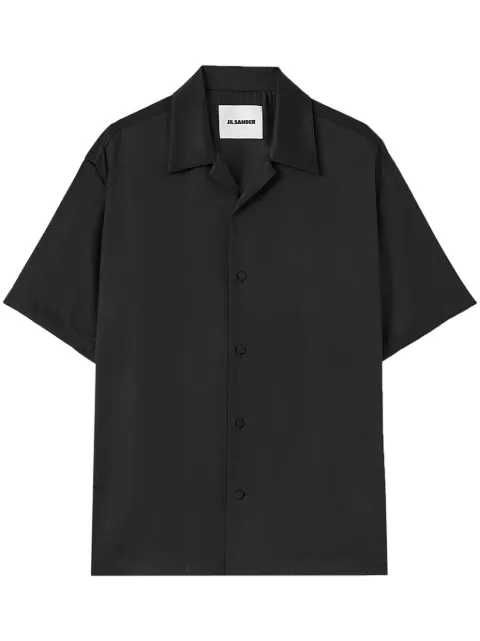 Jil Sander camisa manga corta con solapas de muesca